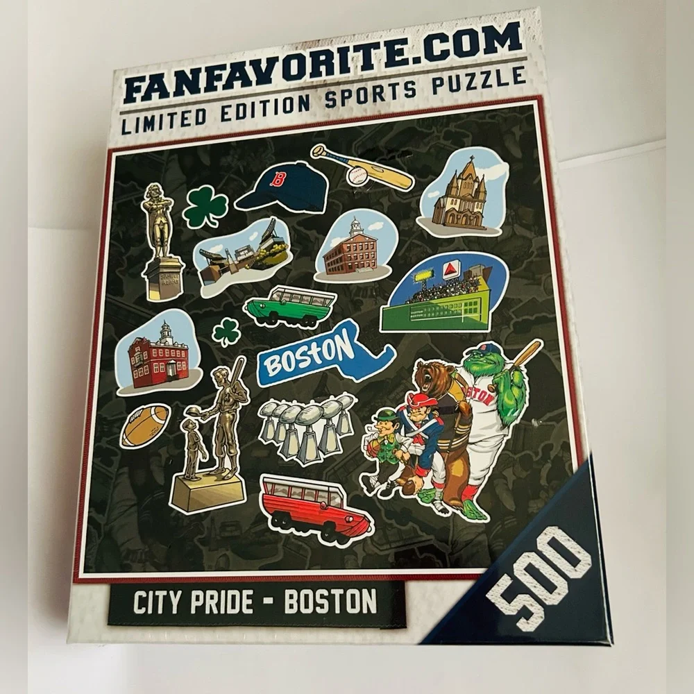 New Fanfavorite Boston Sports Puzzle 500 Piece City Pride Limited Edition